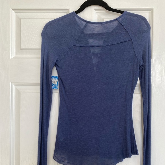 Free People Tops - Free People Mineral Blue